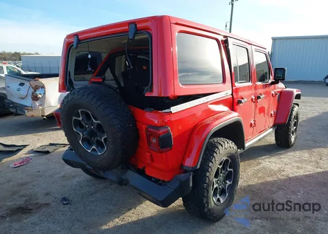 2022 Jeep Wrangler 4Xe Unlimited Rubicon 4X4 из США, поврежденный, VIN 1C4JJXR67NW188702